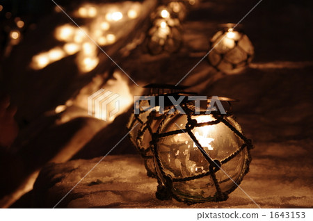 glass float, glass, otaru city 1643153