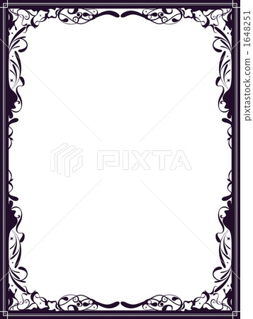 Decorative frame 12 (purple) 1648251