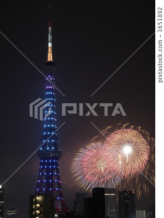 2010 Tokyo Fireworks Festival and Tokyo Tower 2010 Tokyo Fireworks Festival and Tokyo Tower 1651892