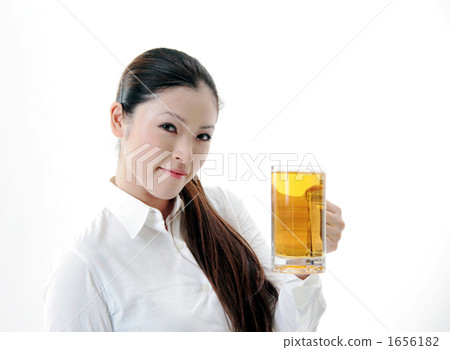 Beer mug with girl (Model name: Ran) 1656182