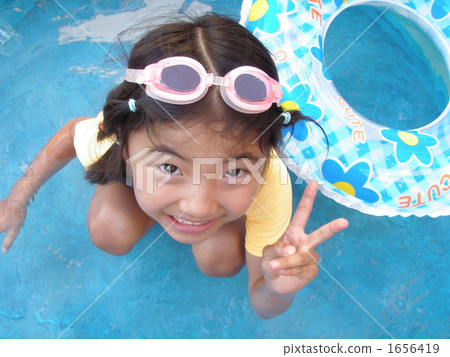 游泳圈 充氣 游泳鏡 1656419