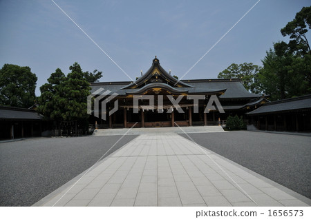 藍天Sawamura寺廟力量斑點 1656573