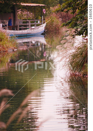 池塘 鹹水湖 船 1660610
