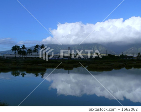 反射在池塘的天空 反射在池塘的天空 1662062