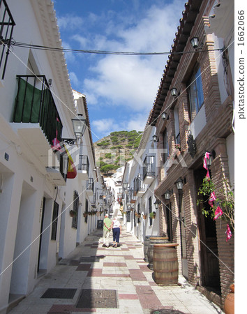 米哈斯的白色城市街道 米哈斯的白色城市街道 1662066