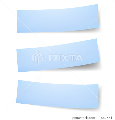 Sticky note heading type blue Sticky note heading type blue 1662361