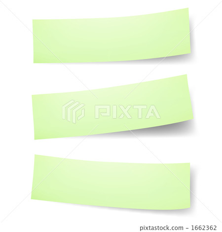 Sticky note heading type Green 1662362