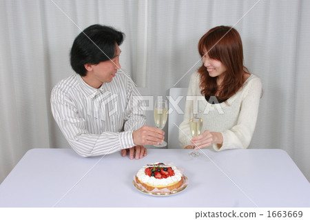 man and woman, two people, birthday 1663669