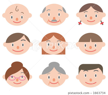 vector, vectors, grin - Stock Illustration [1663734] - PIXTA