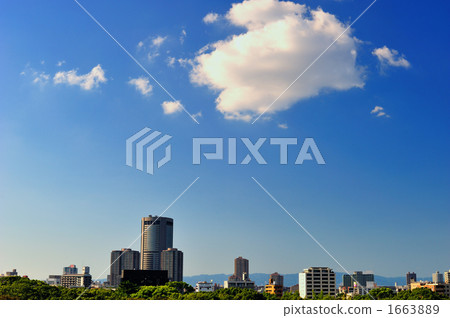 Landscape in the business area 1663889