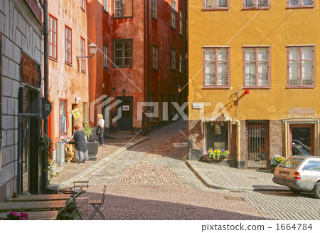 Old city area of Stockholm 1664784