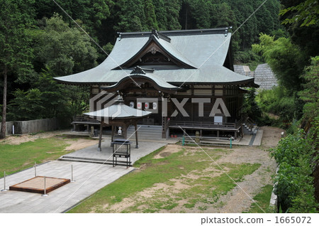 [Shikoku 88 places] No. 64 Maejinji main hall before renovation Saijo City, Ehime Prefecture 1665072