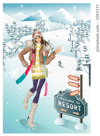 snow scene, human, person 1667237