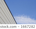 Exterior wall and blue sky 1667282