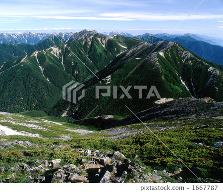 北阿爾卑斯山·Otouidake和Higashi-dake 1667787