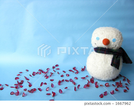 雪人 冬天的景象 自製 1667962