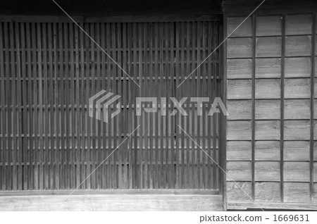 民居 格子窗 日式房屋 1669631