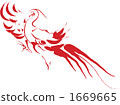 phoenix, vermilion bird, bird 1669665