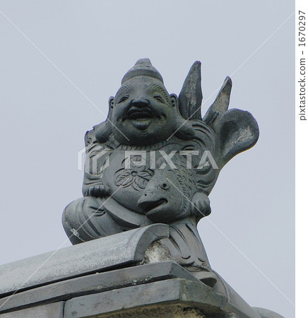 屋瓦 惠比壽 獸面瓦 1670297