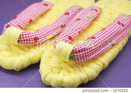 Hand-knitted sandals Hand-knitted sandals 1670320