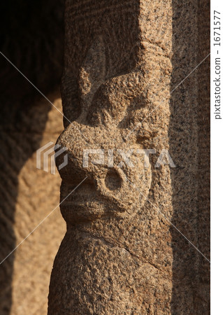 Five Lata stone pillars 1671577