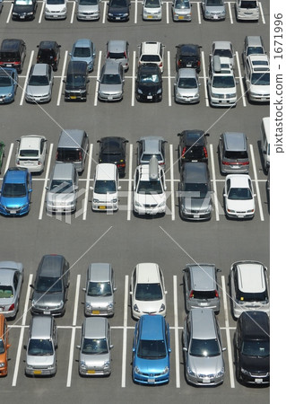 Full parking lot Full parking lot 1671996