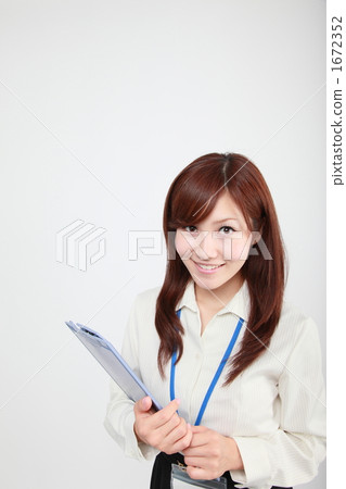 Temporary employee business woman image 1672352