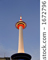 Kyoto Tower in the evening 1672796