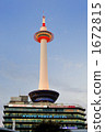 Kyoto Tower in the evening 1672815