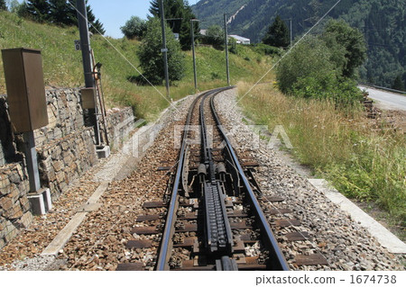 Apt type rack rail of glacier express 1674738