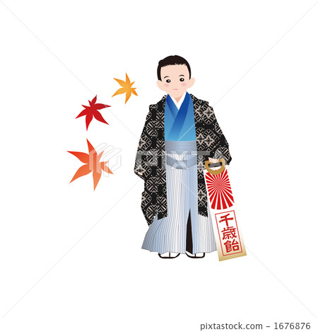 Shichigosan（竹裙子男孩）的插圖 1676876