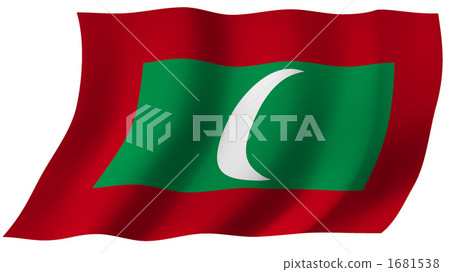 馬爾代夫的旗幟 1681538