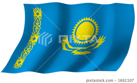 Flag of Kazakhstan 1682107