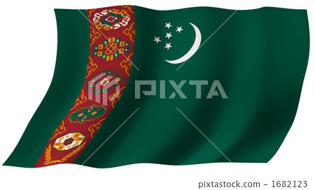 Flag of Turkmenistan 1682123
