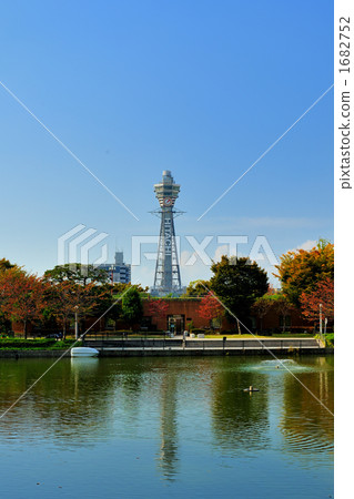 在通天閣的方向景觀 在通天閣的方向景觀 1682752