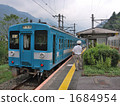 Iida line 119 series train reprint painting 1684954