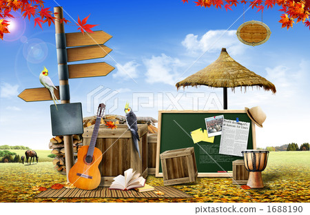 standing welcome, parrot, aum 1688190