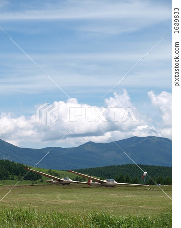 “高原滑翔機”⑧藍色藍天飛機 1689833