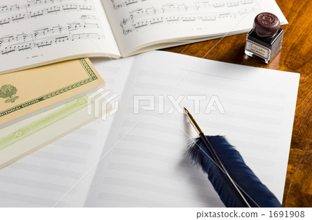 writing instrument, note-taking, feather pen 1691908