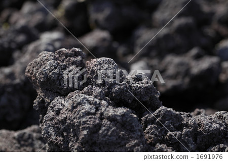 Baked running lava flow 1691976