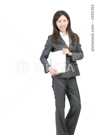 有筆記型電腦的女人 有筆記型電腦的女人 1693362