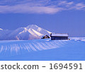 The snowy field and Furano dake Ⅱ 1694591