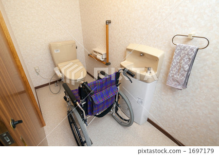Wheelchair use toilet in residential area 1697179