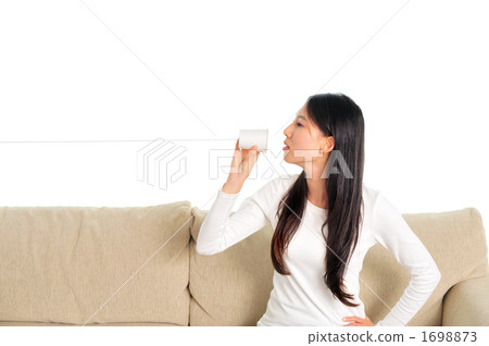 婦女和紗線電話 1698873