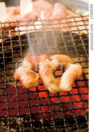 Grilled hormone with round bowl 1700849