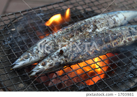 Autumn sweetfish Sanma saury grilled fried charcoal grilled fish barbecue ⑧ Autumn sweetfish Sanma saury grilled fried charcoal grilled fish barbecue ⑧ 1703981