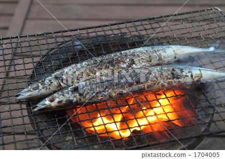 秋天香魚三馬秋刀魚烤烤木炭烤魚燒烤⑩ 秋天香魚三馬秋刀魚烤烤木炭烤魚燒烤⑩ 1704005