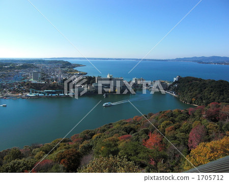 從Okusaki山俯瞰Hamana湖 從Okusaki山俯瞰Hamana湖 1705712
