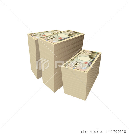 Illustration of stacked wads 1709210