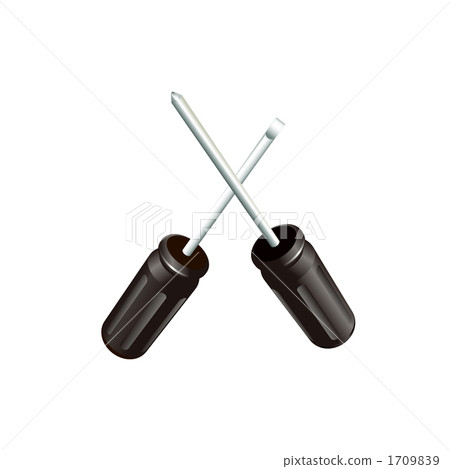 Illustration of a plus driver and a minus driver 1709839